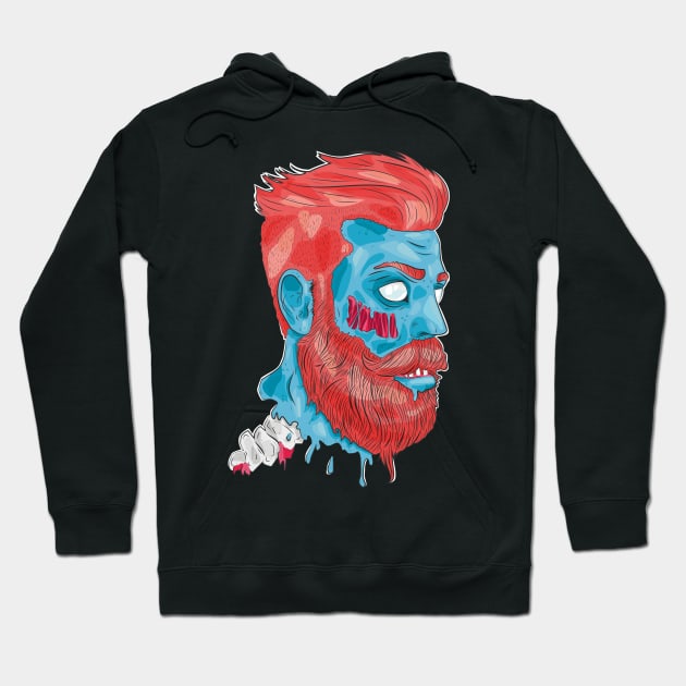 Zombie Men Hoodie by SamPage